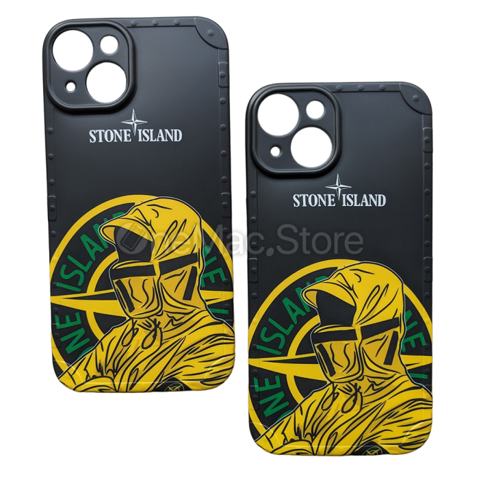Чохол Stone Island для iPhone 14 (Чорний)
