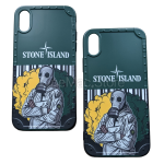 Чохол Stone Island для iPhone XS Max (Зелений)