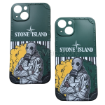 Чохол Stone Island для iPhone 13 (Зелений)