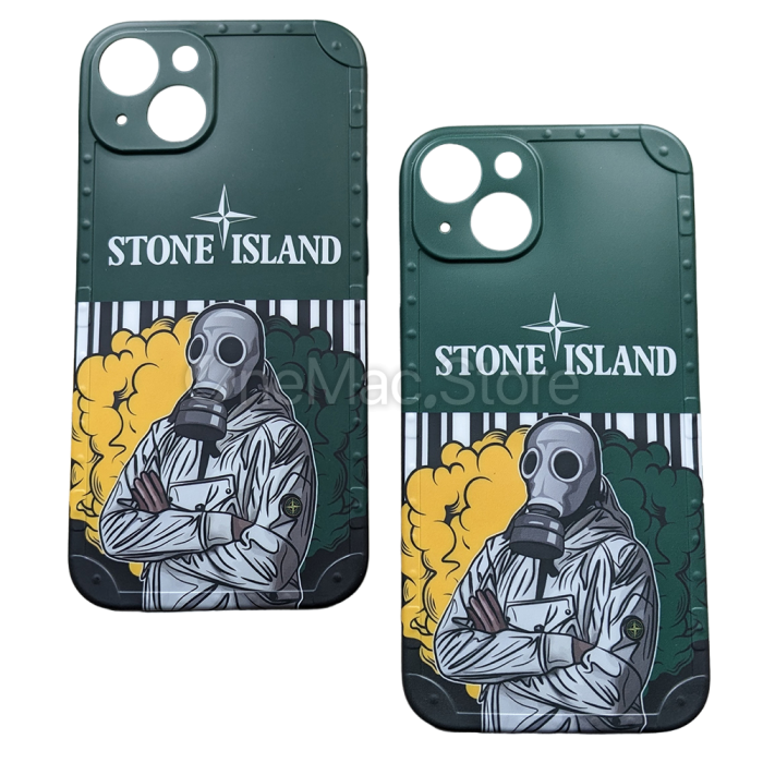 Чохол Stone Island для iPhone 13 (Зелений)