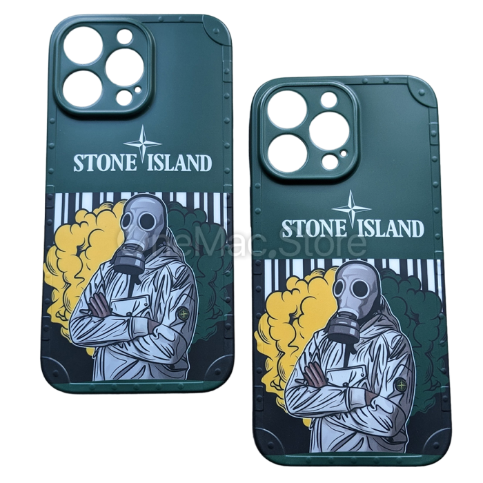 Чохол Stone Island для iPhone 13 Pro Max (Зелений)