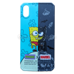 Чохол Sponge Bob x Marvel для iPhone X/XS