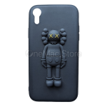 Чохол KAWS 3D чорний для iPhone XR