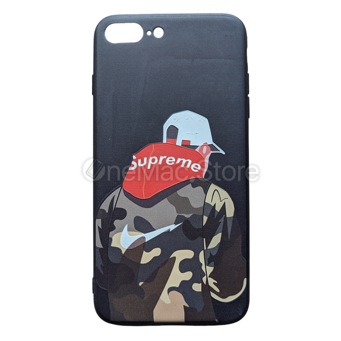Чохол Supreme Back чорний для iPhone 8 Plus