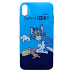Чохол Tom and Jerry синій для iPhone XS Max
