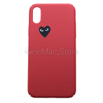 Чохол With Heart/З серцем для iPhone X/XS (Червоний)