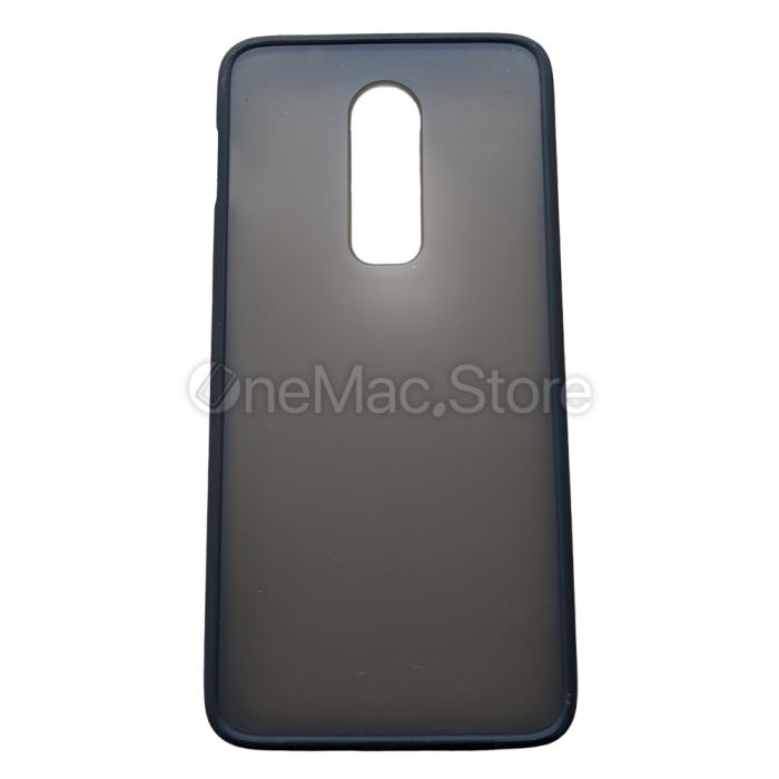 Чохол прозорий матовий для OnePlus 6 (Чорний)