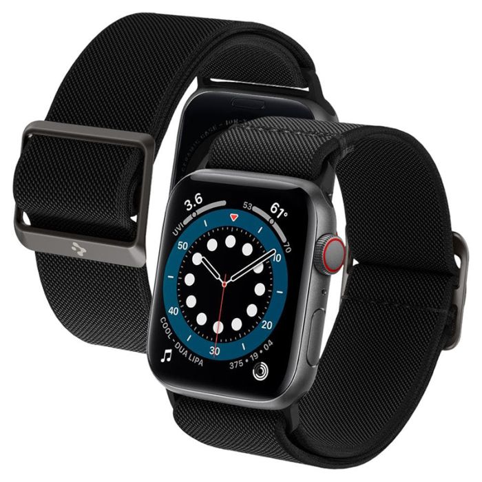 Нейлоновий ремінець Spigen для Apple Watch 42 mm Band Lite Fit (чорний/black)