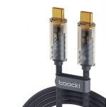 Зарядний кабель Toocki Type-C to Type-C 60W 1м (Чорний)
