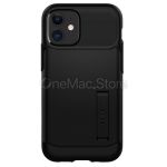 Чохол Spigen Slim Armor Satin для iPhone 12 mini (Чорний)