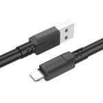 Зарядний кабель BOROFONE Goodway 2.4A USB-Lightning (Чорний)