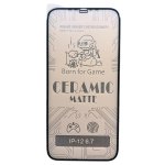 Захисне керамічне скло для iPhone 12 Pro Max (матове/ігрове)