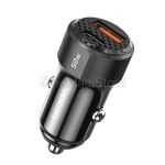 Автомобільний зарядний пристрій Toocki 50W PD3.0 Type-C QC 3.0 USB