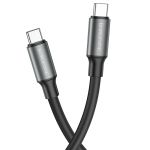 Зарядний кабель BOROFONE Premium 60W Type-C-Type-C (чорний/black)