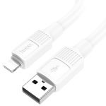 Зарядний кабель hoco. 2.4A Usb-Lightning (Білий/White)