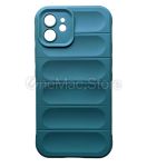 Захистний Soft Touch Чохол для iPhone 12 (dark green/зелений)