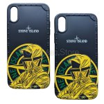 Чохол Stone Island для iPhone XS Max (Чорний)