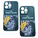 Чохол Stone Island для iPhone 14 Pro (Зелений)
