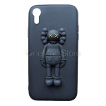 Чохол KAWS 3D чорний для iPhone XR