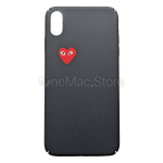 Чохол With Heart/З серцем для iPhone XS Max (Чорний)