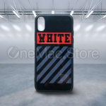 Чохол Off-White Black для iPhone X/XS