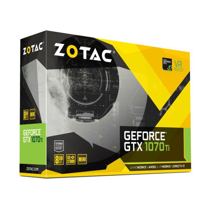 Відеокарта ZOTAC GeForce® GTX 1070 Ti Mini (Б/У)
